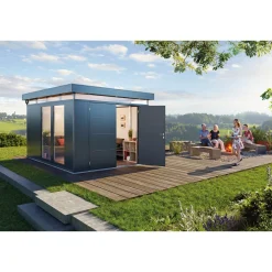 BIOHORT CASANOVA CASANOVA REDSKABSRUM MØRKEGRÅ METALLIC 7,59 M2