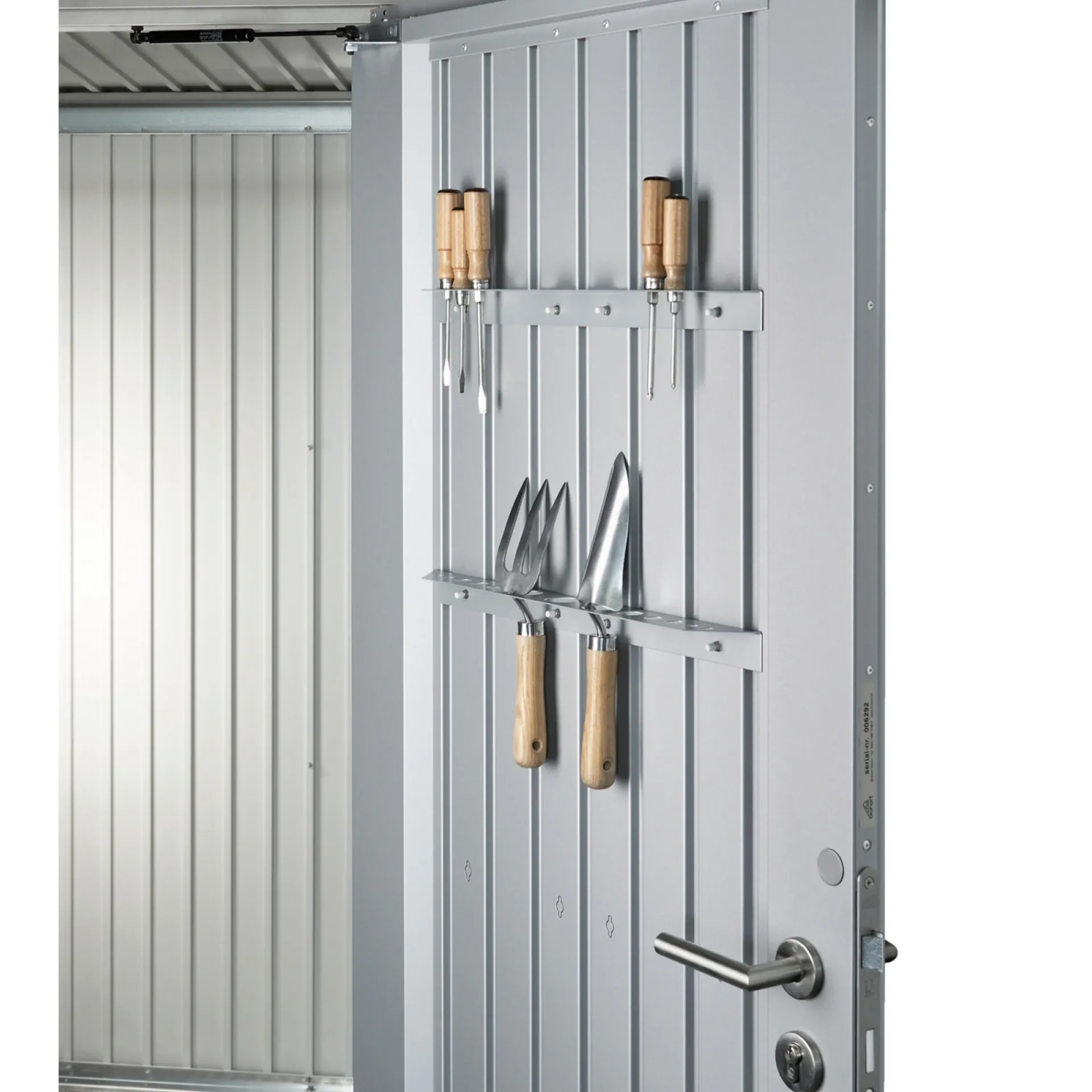 Biohort PANORAMA P2 REDSKABSRUM SØLV METALLIC 5,41 M2