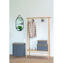 Boliginteriør BOLIGINTERIØR ELVA TØJSTATIV NATUR 164 X 104 X 46 CM