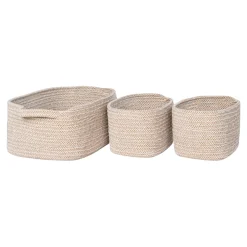 Boliginteriør BOLIGINTERIØR KURVESÆT BEIGE H11/H13 CM