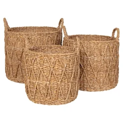 Boliginteriør BOLIGINTERIØR LUNA KURVESÆT NATUR H28/H32/H36 CM