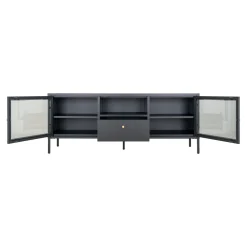 Boliginteriør BOLIGINTERIØR NELA TV-BÆNK SORT 60 X 160 X 35 CM