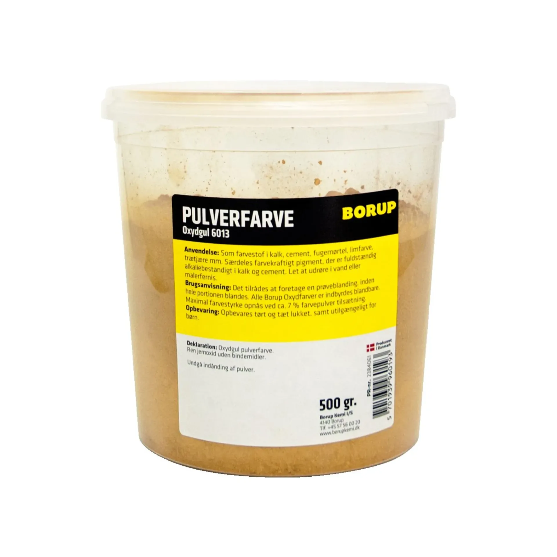 Borup 6013 OXYDFARVE 500 G GUL