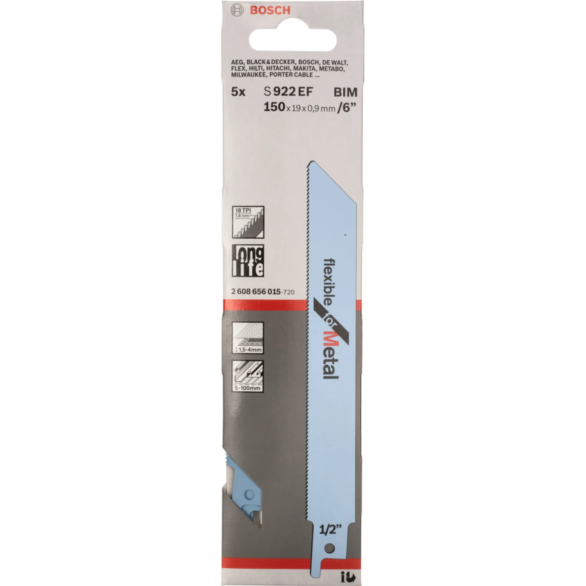 Bosch S922EF BAJONETSAVKLINGE 5 STK