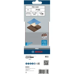 Bosch 75X457MM SLIBEBÅND 100 3 STK