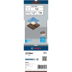Bosch X440 75X533MM SLIBEBÅND 60 3 STK