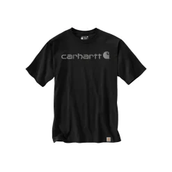 Carhartt CORE LOGO T-SHIRT L SORT/GRÅ