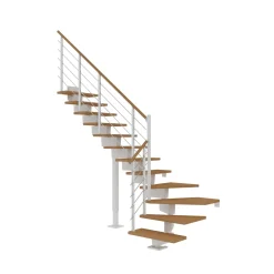 Dolle DUBAI TRAPPE HVID EG DESIGN 14 TRIN