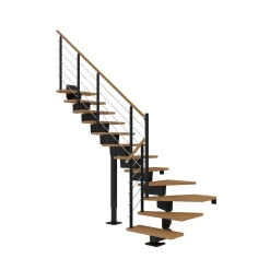 Dolle DUBAI TRAPPE SORT EG DESIGN 13 TRIN