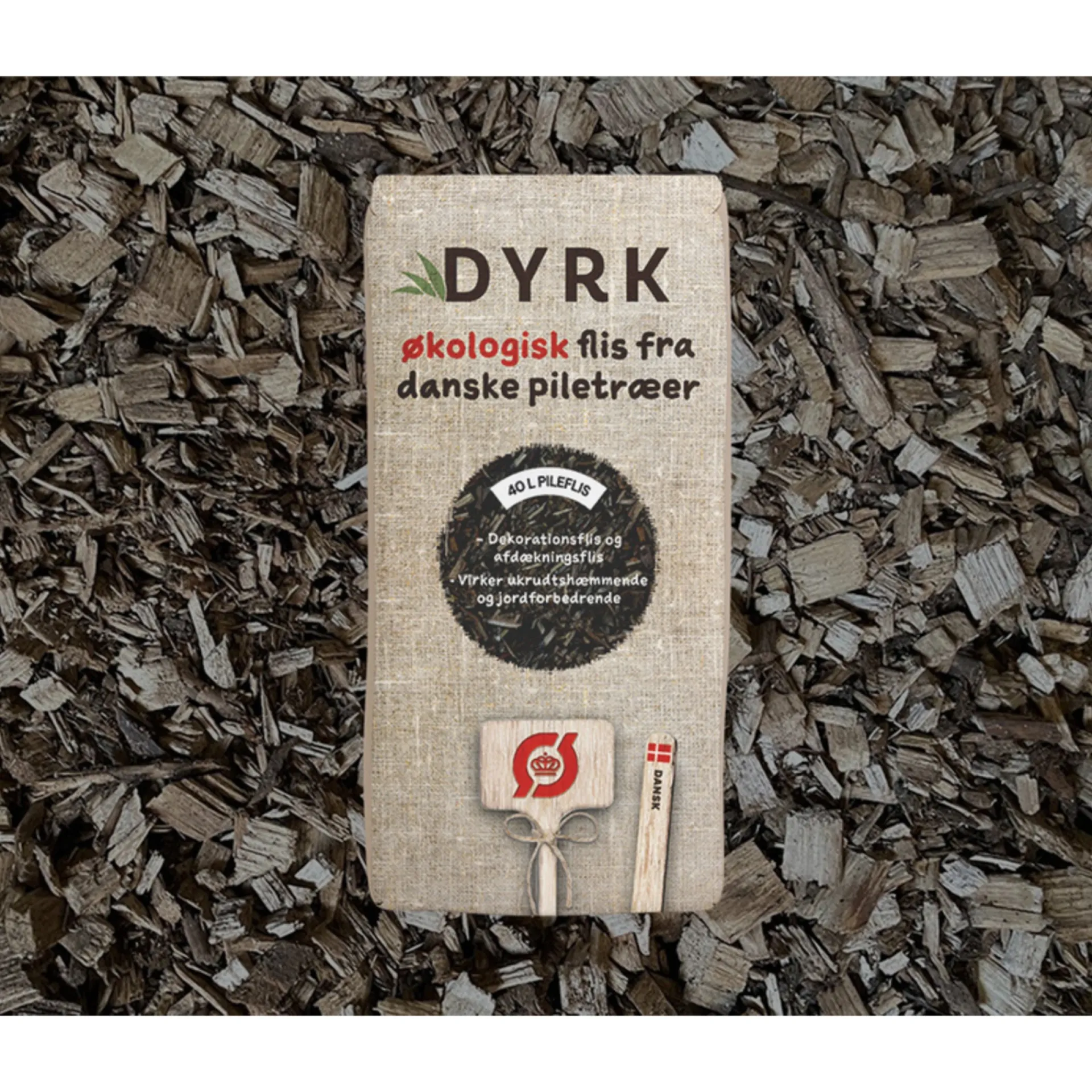 DYRK ØKOLOGISK PILEFLIS 40 L