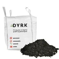 DYRK ØKOLOGÍSK OG SPAGNUMFRI BIGBAG PILEKOMPOST 1000 L