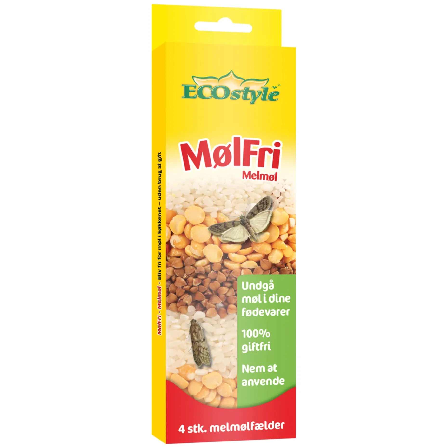 ECOSTYLE MØLFRI 4 STK