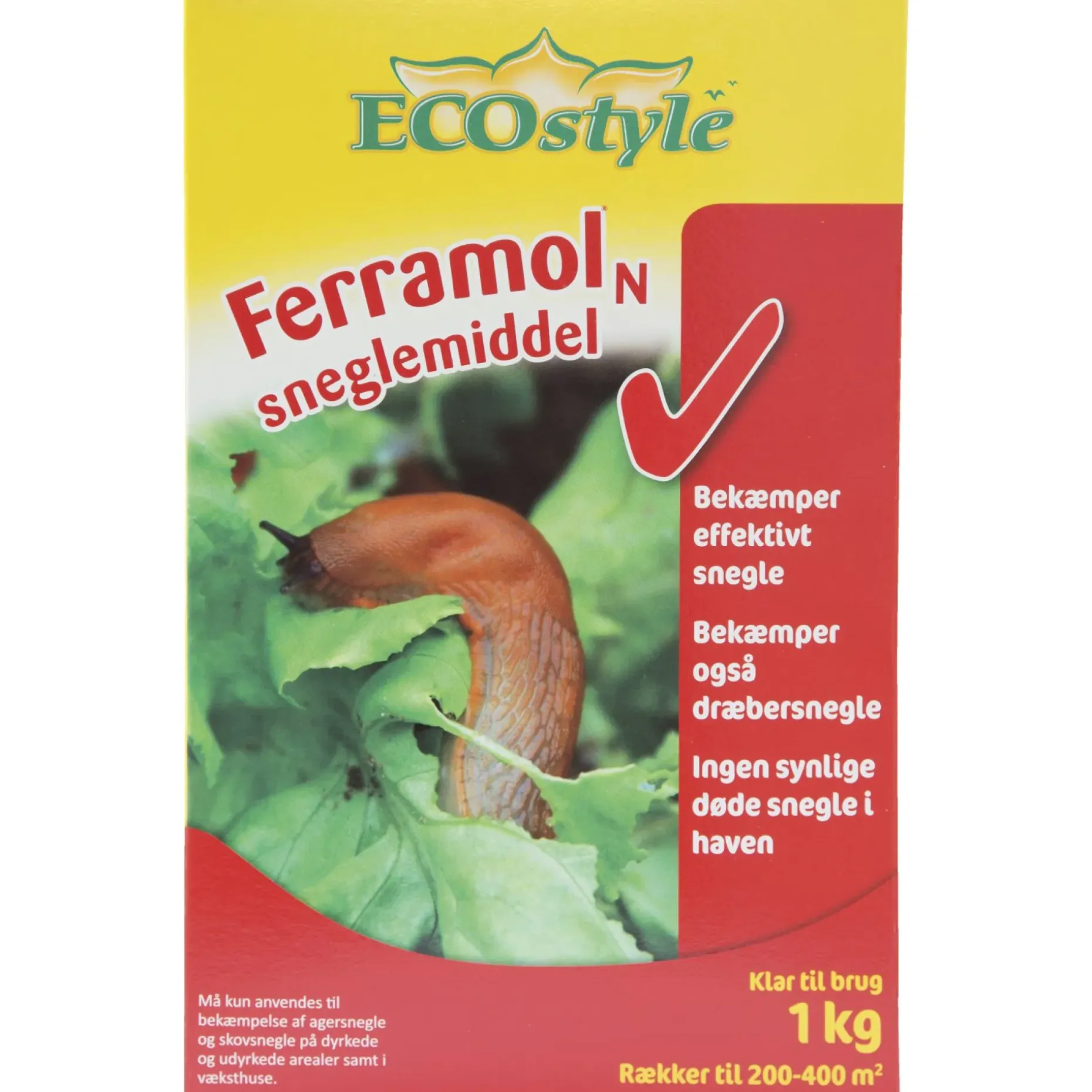 ECOSTYLE SNEGLEBEKÆMPELSE 1000 G