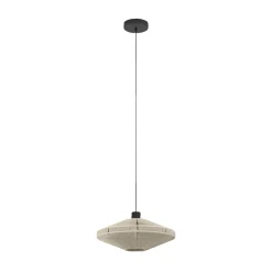 Eglo MIDSUMMER PENDEL SORT/CREME 38 CM