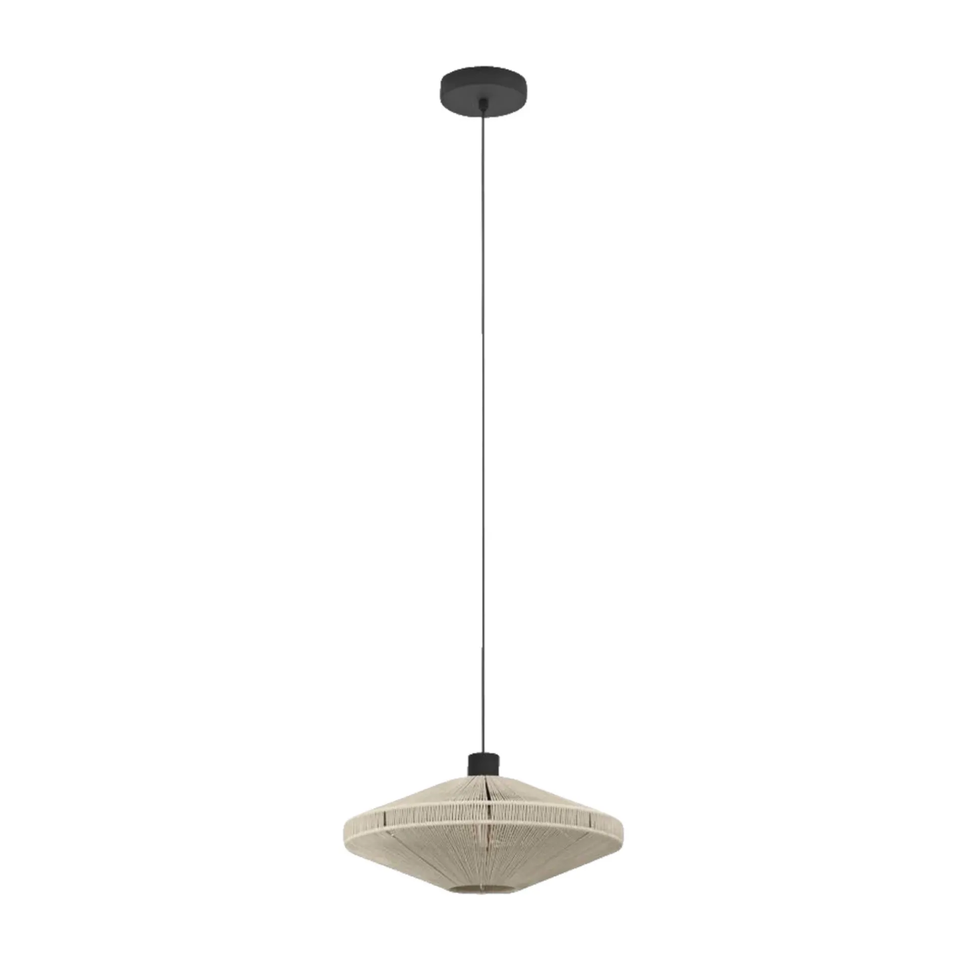 Eglo MIDSUMMER PENDEL SORT/CREME 38 CM