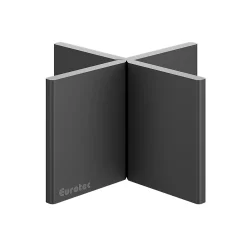 EUROTEC FORHØJELSESPROFIL 13X8X13CM SORT 1 STK