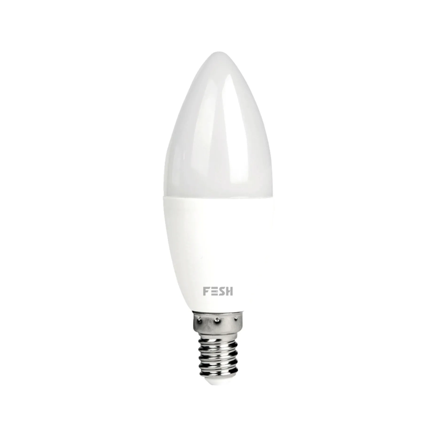 FESH SMART HVID LED PÆRE E14 KERTE 5W
