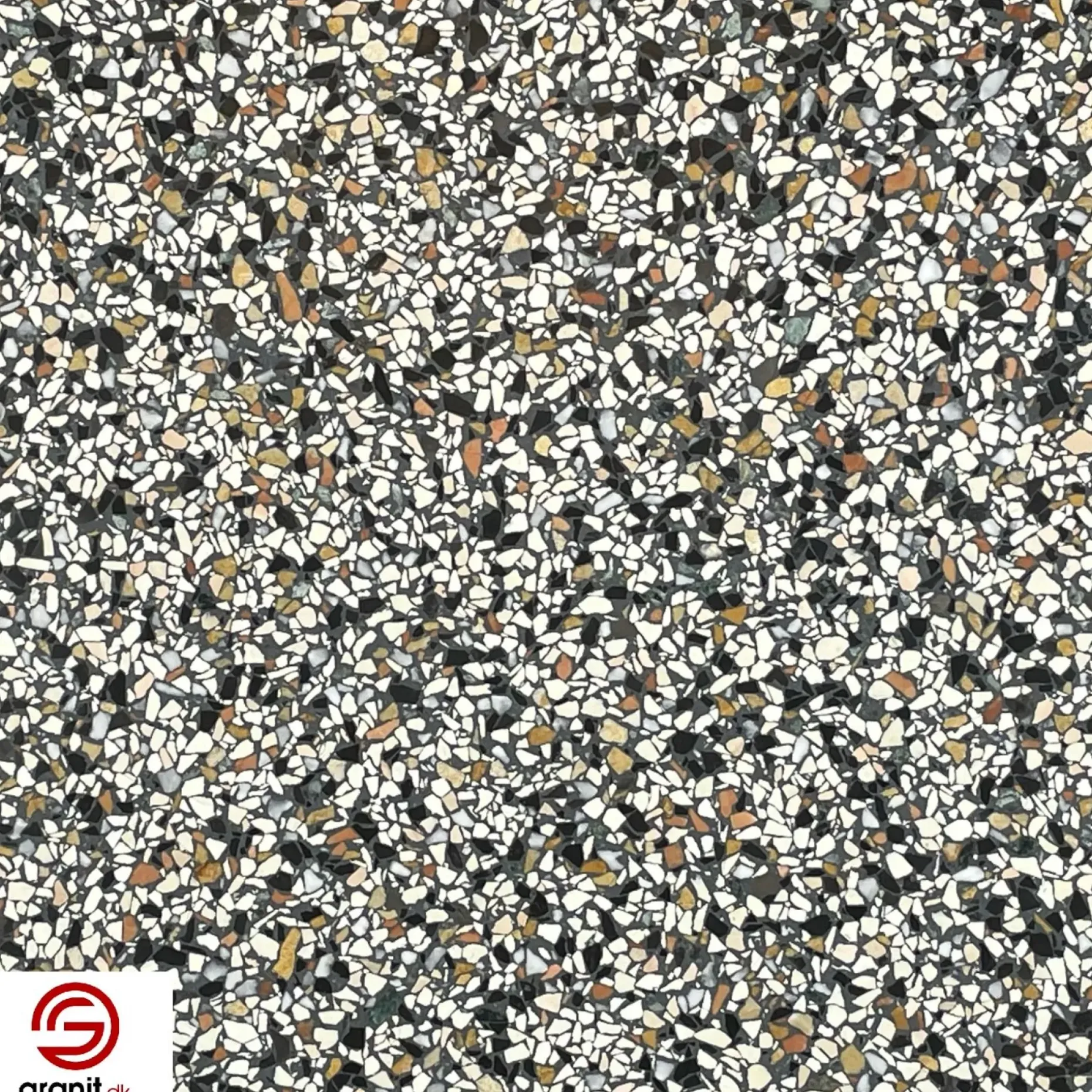 GRANIT.DK KØBENHAVN TERRAZZOFLISE 40X40