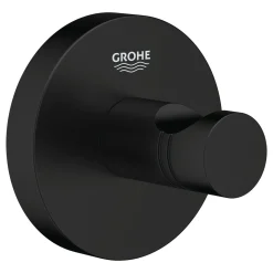 Grohe ESSENTIALS QUICKFIX HÅNDKLÆDEKROG MAT SORT