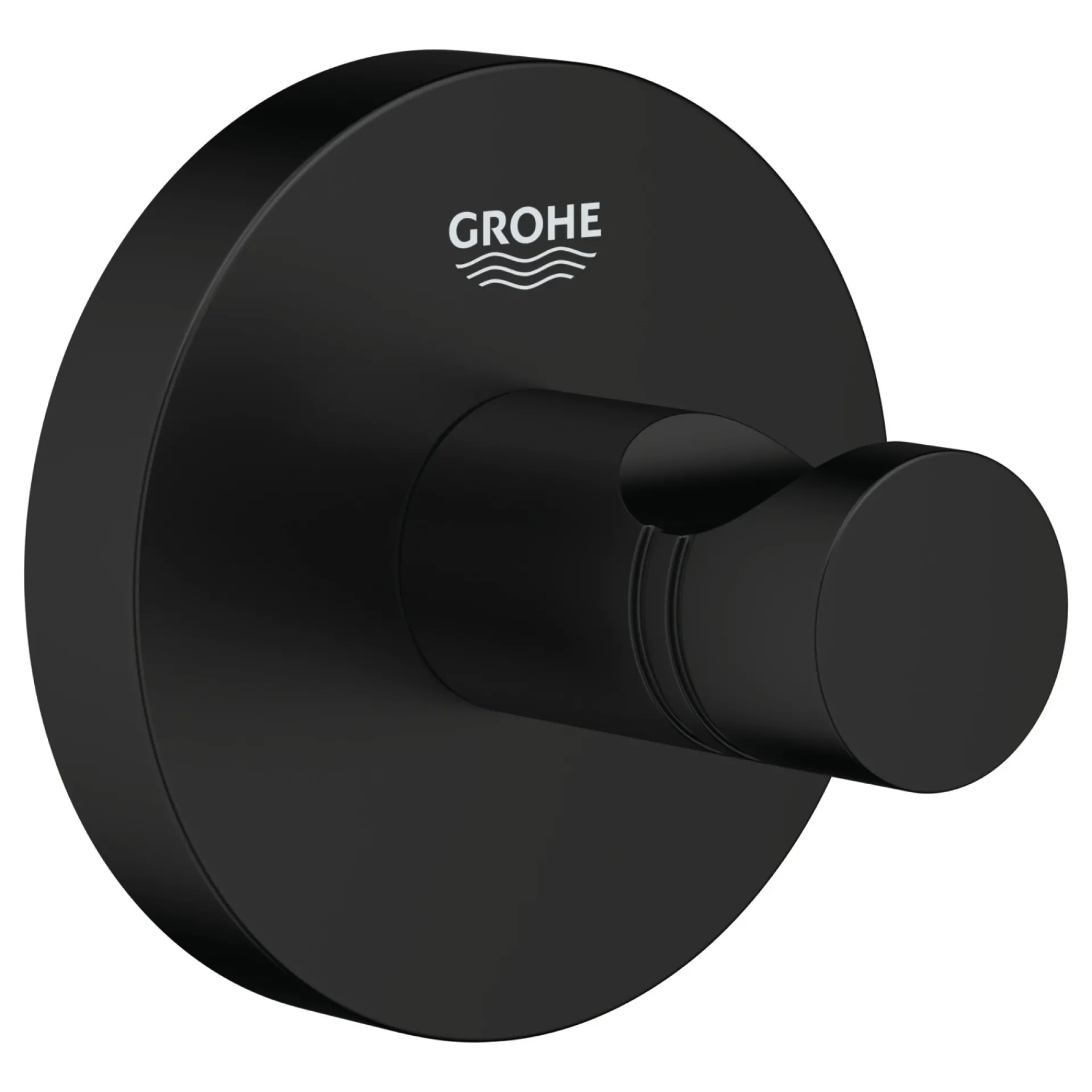 Grohe ESSENTIALS QUICKFIX HÅNDKLÆDEKROG MAT SORT