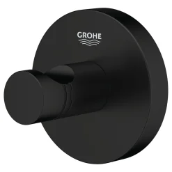 Grohe ESSENTIALS QUICKFIX HÅNDKLÆDEKROG MAT SORT