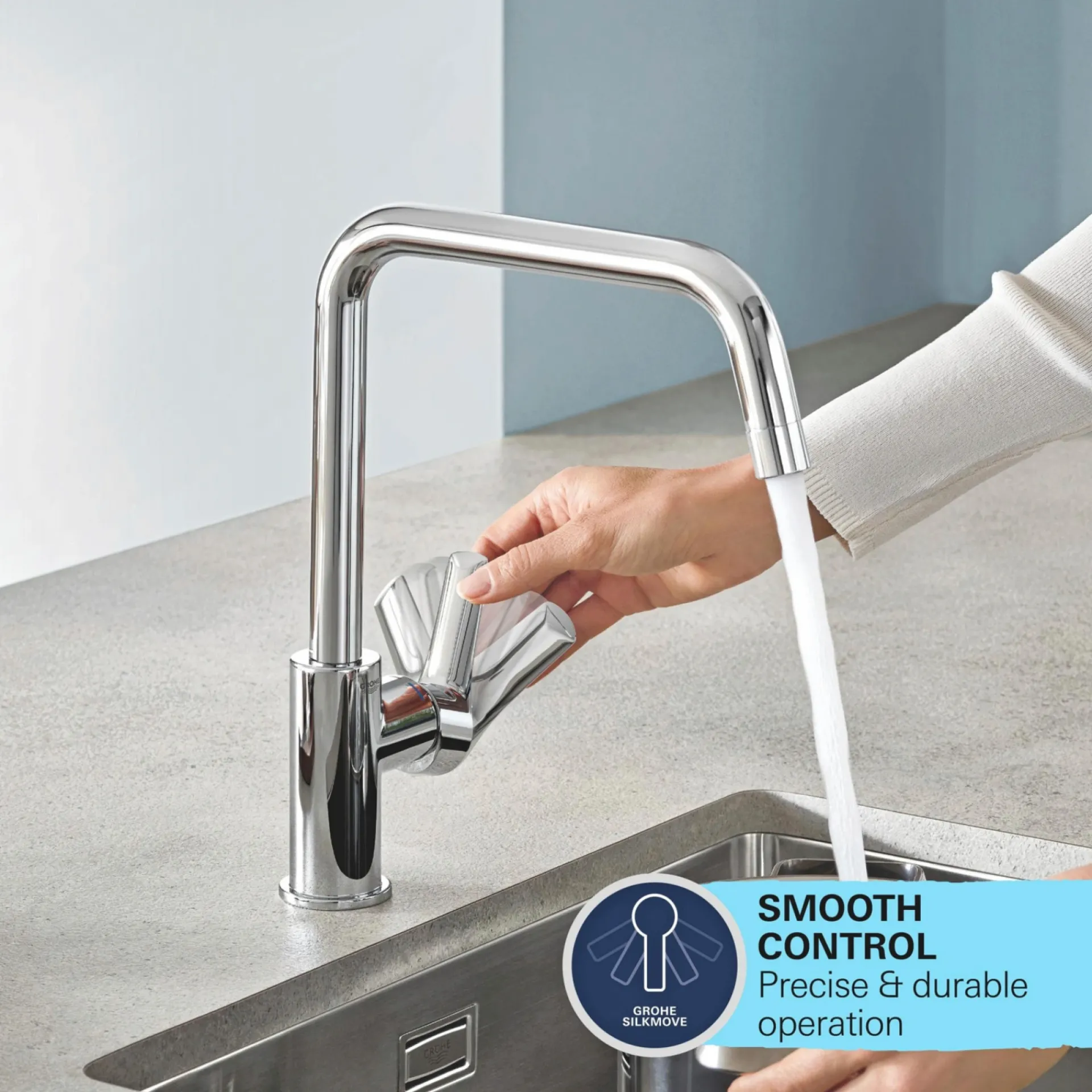 Grohe START KØKKENARMATUR MAT SORT