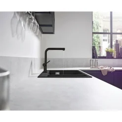 Hansgrohe TALIS M54 270 MED UDTRÆK KØKKENARMATUR MAT SORT