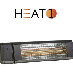 Heat1 212-311 TERRASSEVARMER TITANIUM 500/1500 W