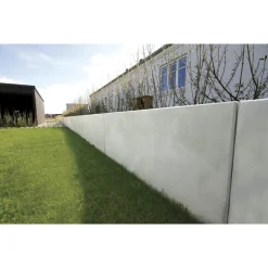 IBF PARKLINE L-ELEMENT STØTTEMUR 10 X 45 X 200 CM GRÅ