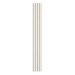I-WOOD AKUSTIKPANEL EG HVIDMALET 16 X 300 X 2400 MM