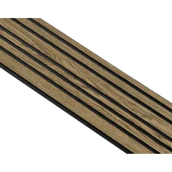 I-Wood AKUSTIKPANEL EG MØRKEBRUN OLIE 17 X 300 X 2400 MM