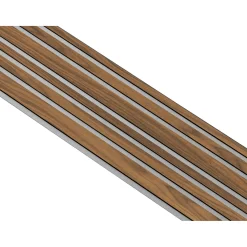 I-Wood AKUSTIKPANEL VALNØD 17 X 300 X 2400 MM