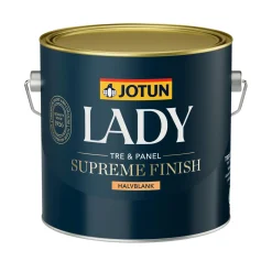 Jotun LADY SUPREME FINISH 40 TRÆ- OG LISTEMALING 2,7 L HVID
