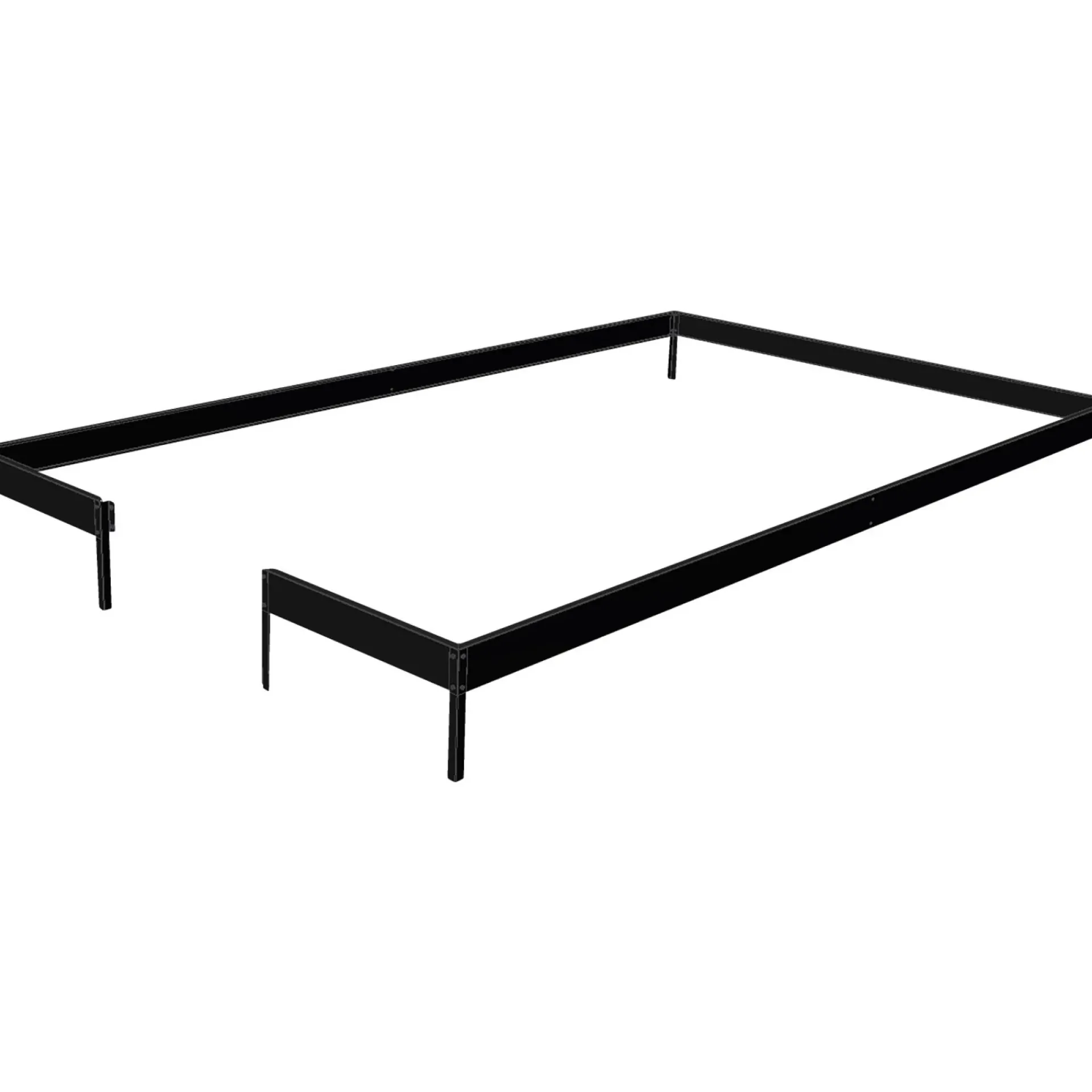 Dame Juliana COMPACT STÅLFUNDAMENT SORT 5 M²