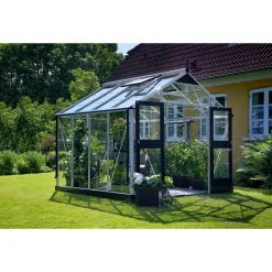 Juliana PREMIUM EKSKL. SOKKEL DRIVHUS 10 MM POLY ALUMINIUM 8,8 M2