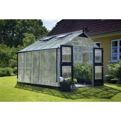 JULIANA PREMIUM EKSKL. SOKKEL DRIVHUS 10 MM POLY ALUMINIUM 10,9 M2