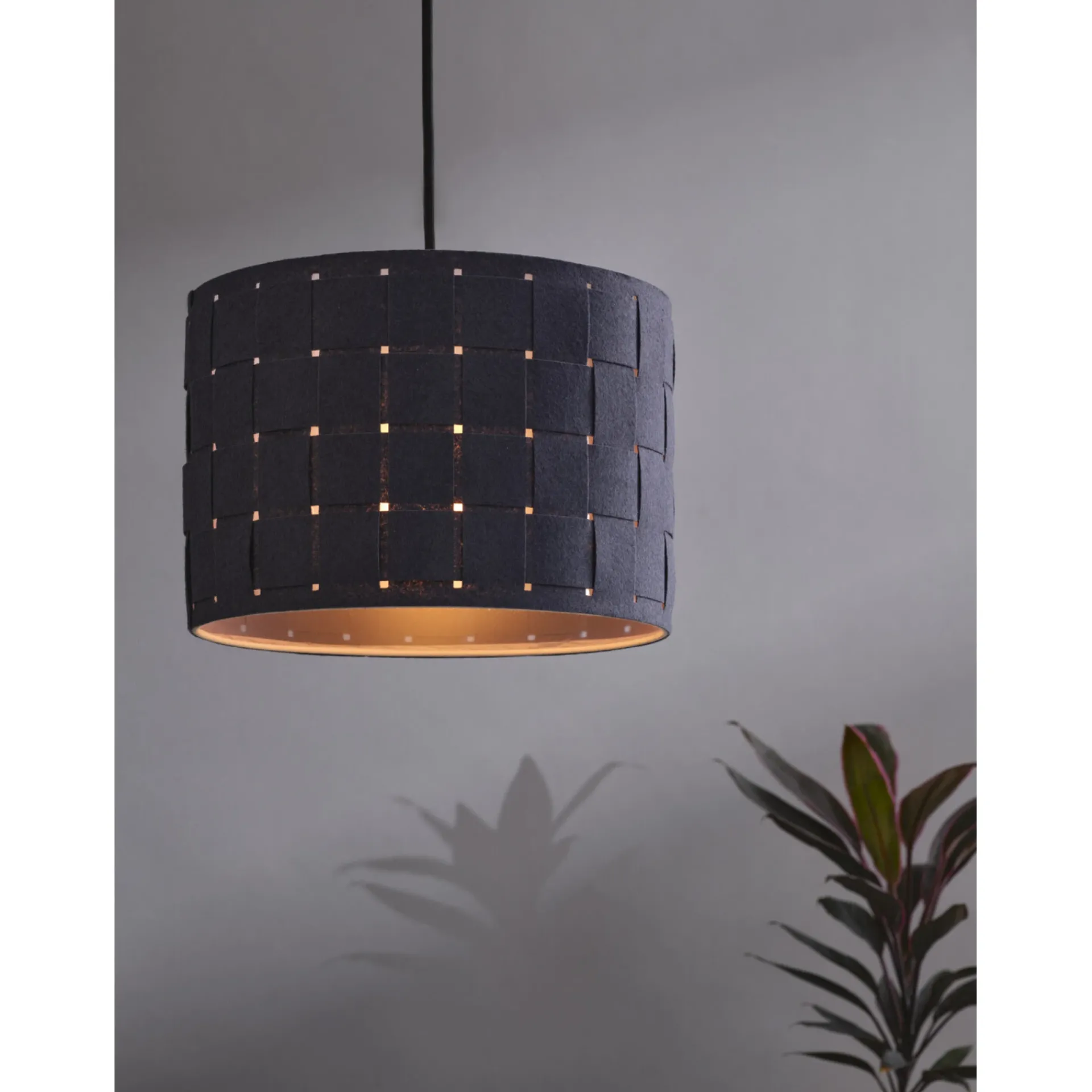 LEDVANCE DECOR FELT PENDEL MØRK GRÅ 29,2 CM