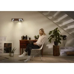 LEDVANCE DECOR MERCURY SPOTLAMPE TRÆ/HVID GU10 10,2W