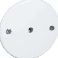 LK T/GL. TYPE M/AFLASTNING Ø80MM AFDÆKNING HVID