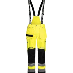 Lyngsøe LYNGSØE FOX 9083-53/07 HÅNDVÆRKER REGNBUKS HI-VIZ L GUL/SORT