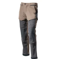 Mascot CUSTOMIZED 22279 BUKS MED KNÆLOMMER 82C60 MØRK SAND/STENGRÅ