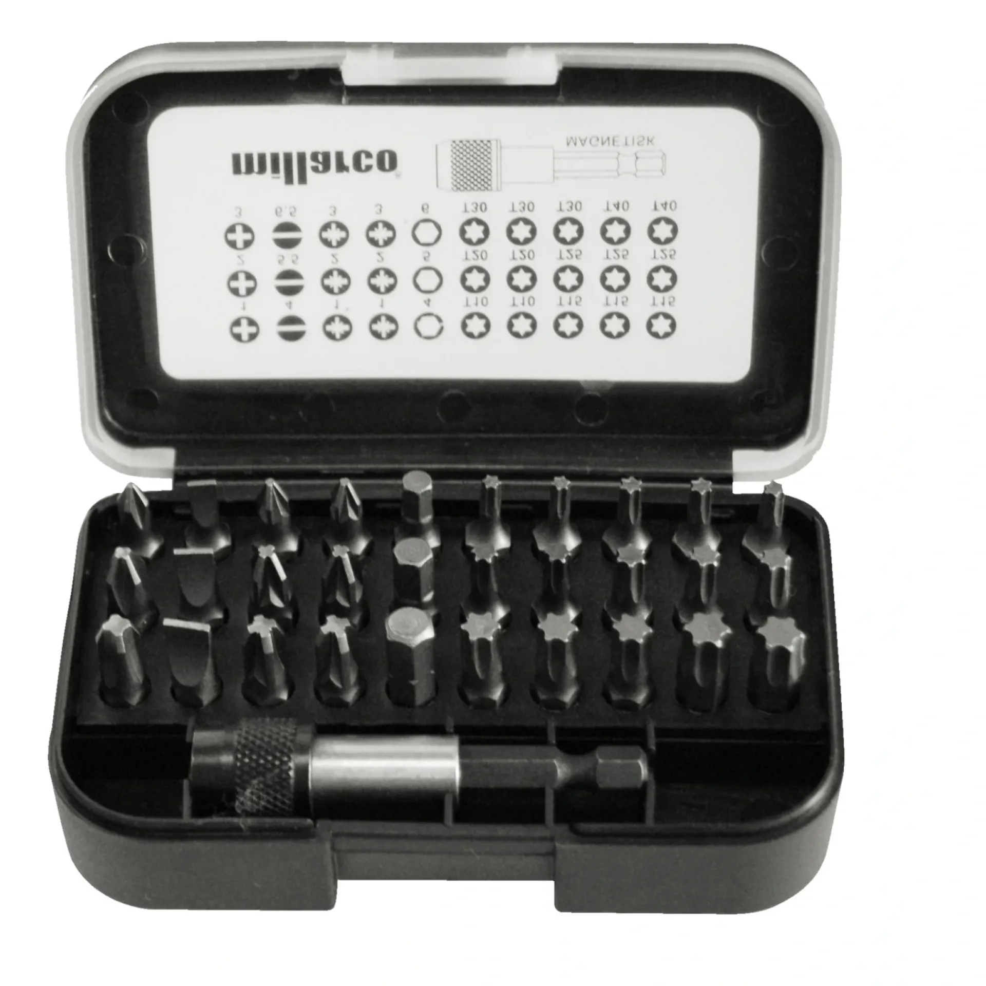 Millarco INKL. BITHOLDER MED QUICK RELEASE BITSSÆT 32 DELE
