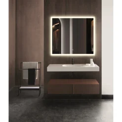 Milobad CL30 MED LED-LYS SPEJL 70X80