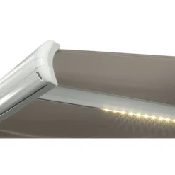 Outfit LIANA M/LED MARKISE M/MOTOR TAUPE/HVID 350 CM