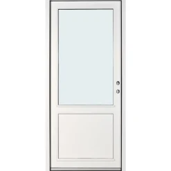 Outline 3-LAGS KLART GLAS FACADEDØR 114 X 948 X 2118 MM H HVID
