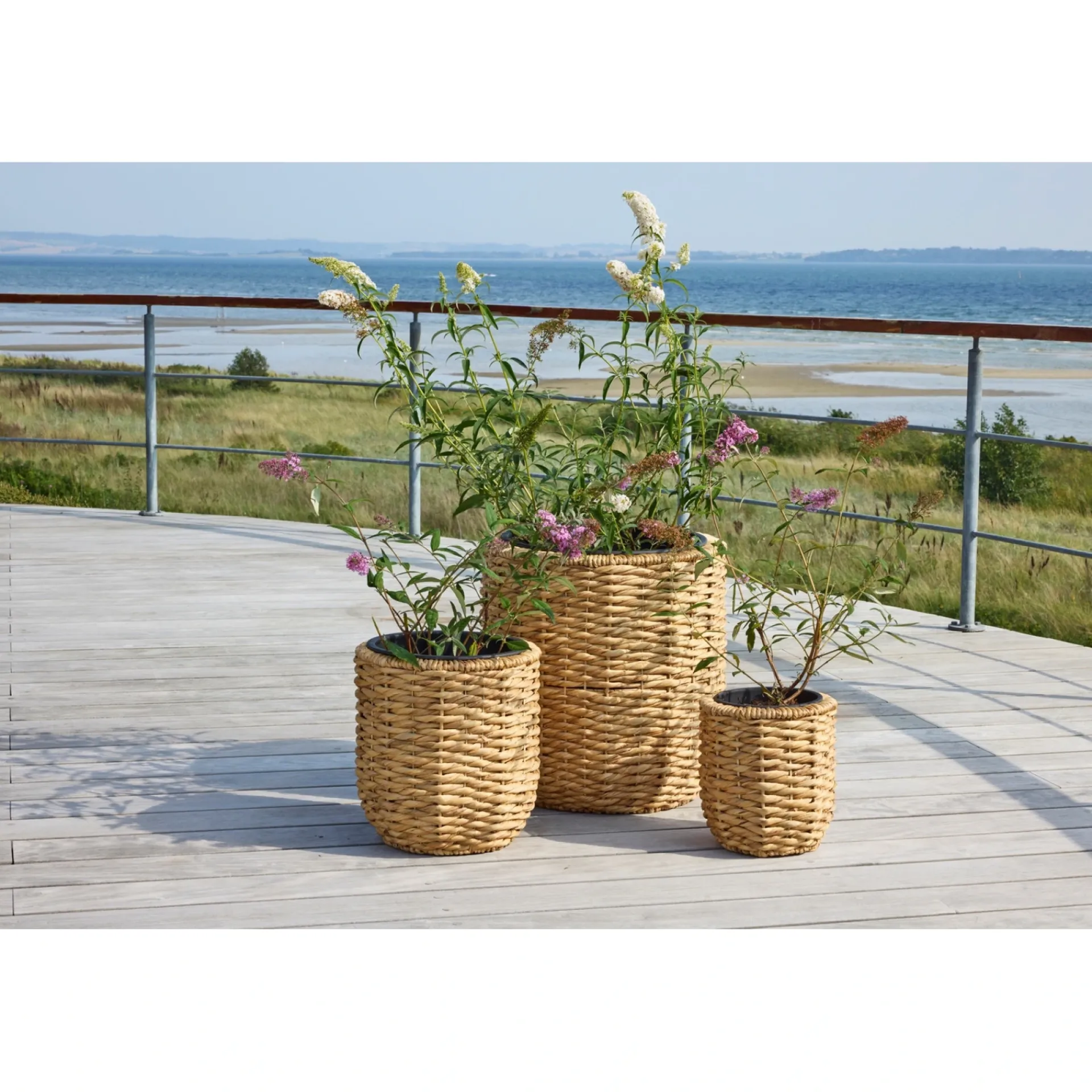 Outrium HANOI HAVEKRUKKE VANDHYACINTH NATUR Ø49XH51,5 CM