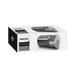 Philips INDUSTRIAL ALKALINE D BATTERI 10 STK/PAK