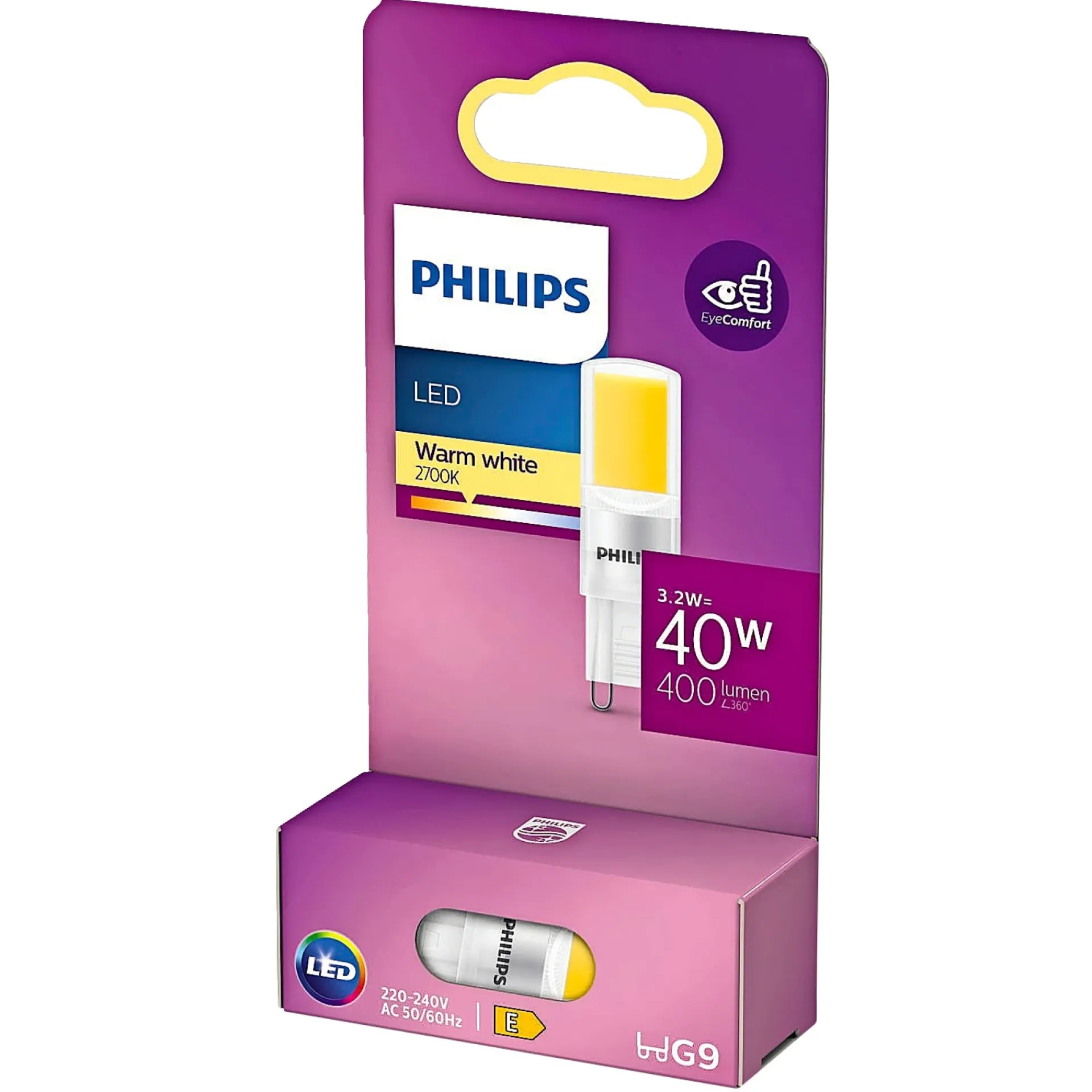 Philips LED PÆRE G9 3W