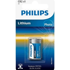 Philips LITIUM CR2 BATTERI 1 STK/PAK