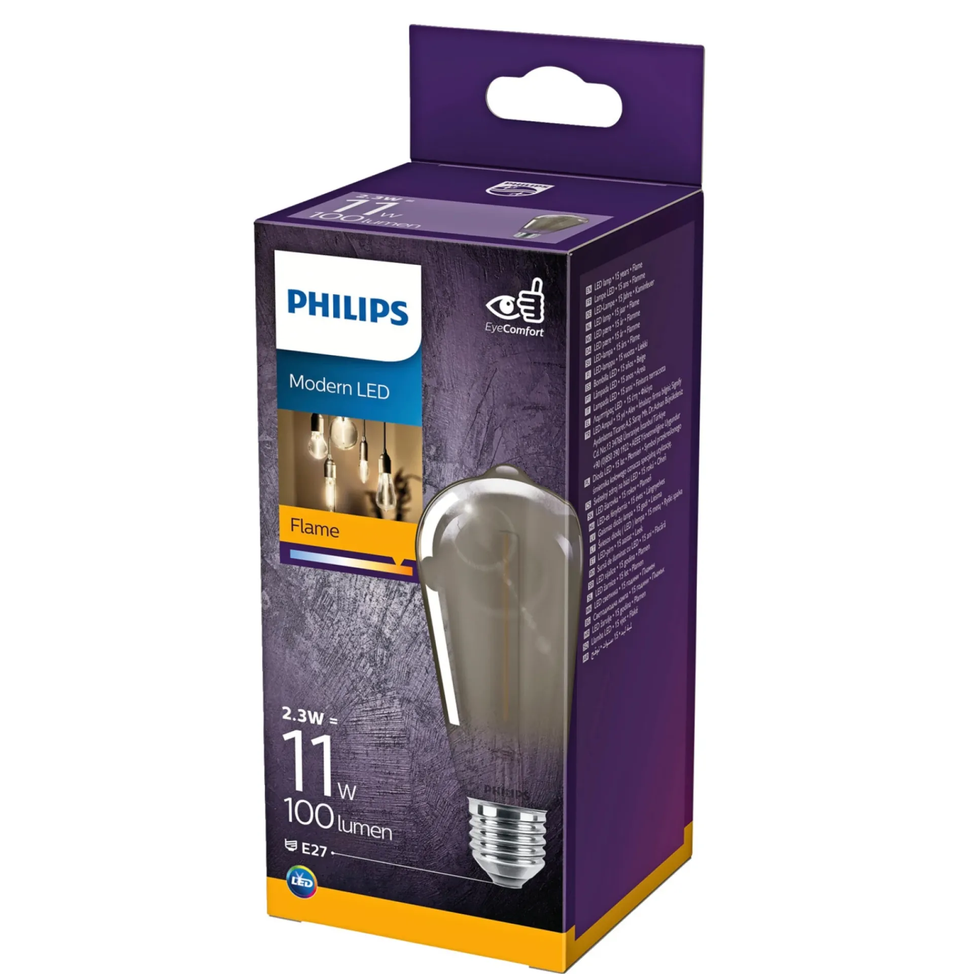 Philips MODERNE DEKOPÆRE DRÅBEFORMET E27 11W